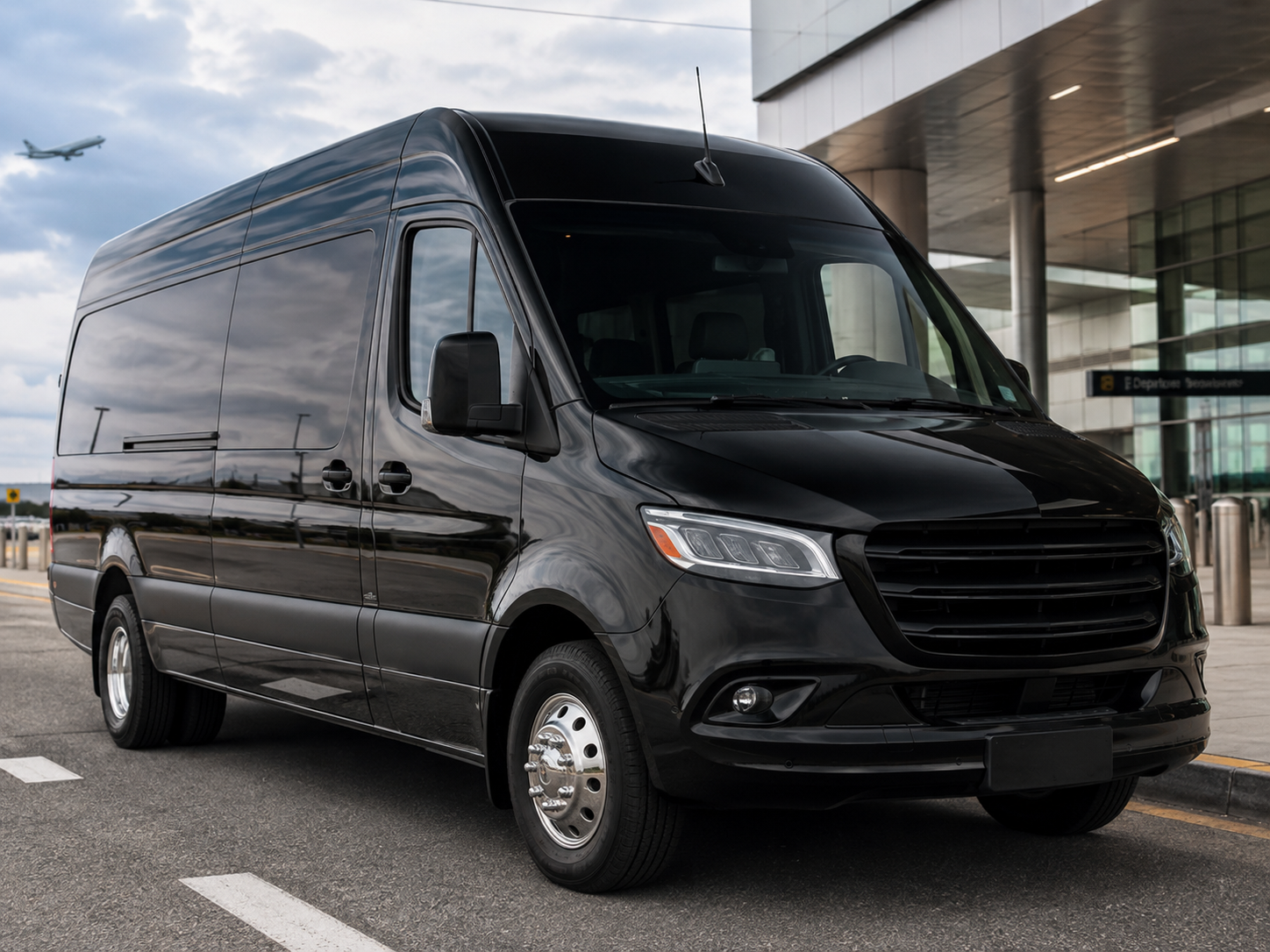 Black luxury Sprinter van in Honolulu
